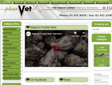 Tablet Screenshot of pharvet.com